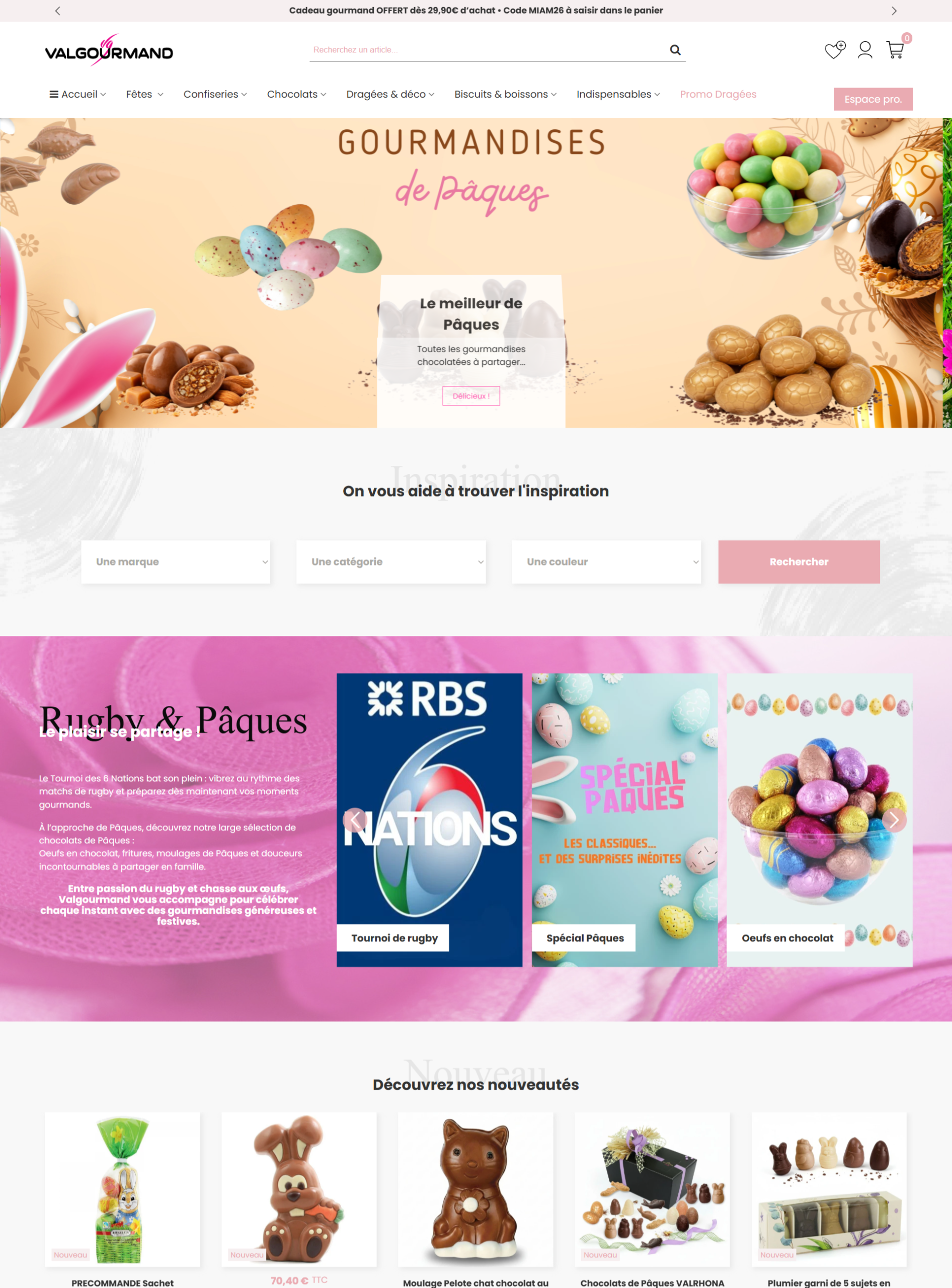 Boutique Valgourmand_Itis Commerce Valgourmand site e-commerce par Itis Commerce